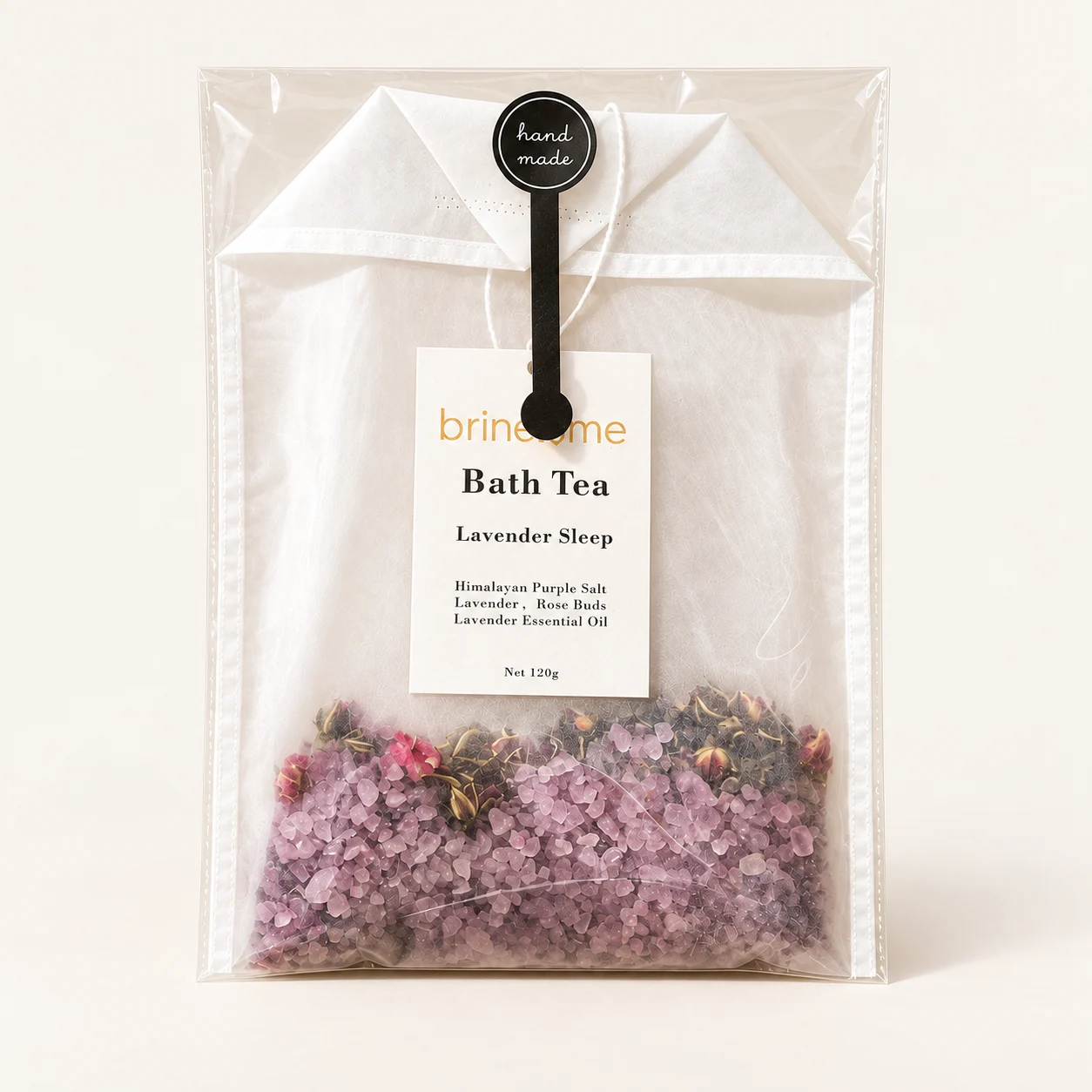 Brinelume botanical bath tea sachet