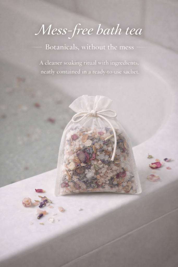 Bath tea sachets