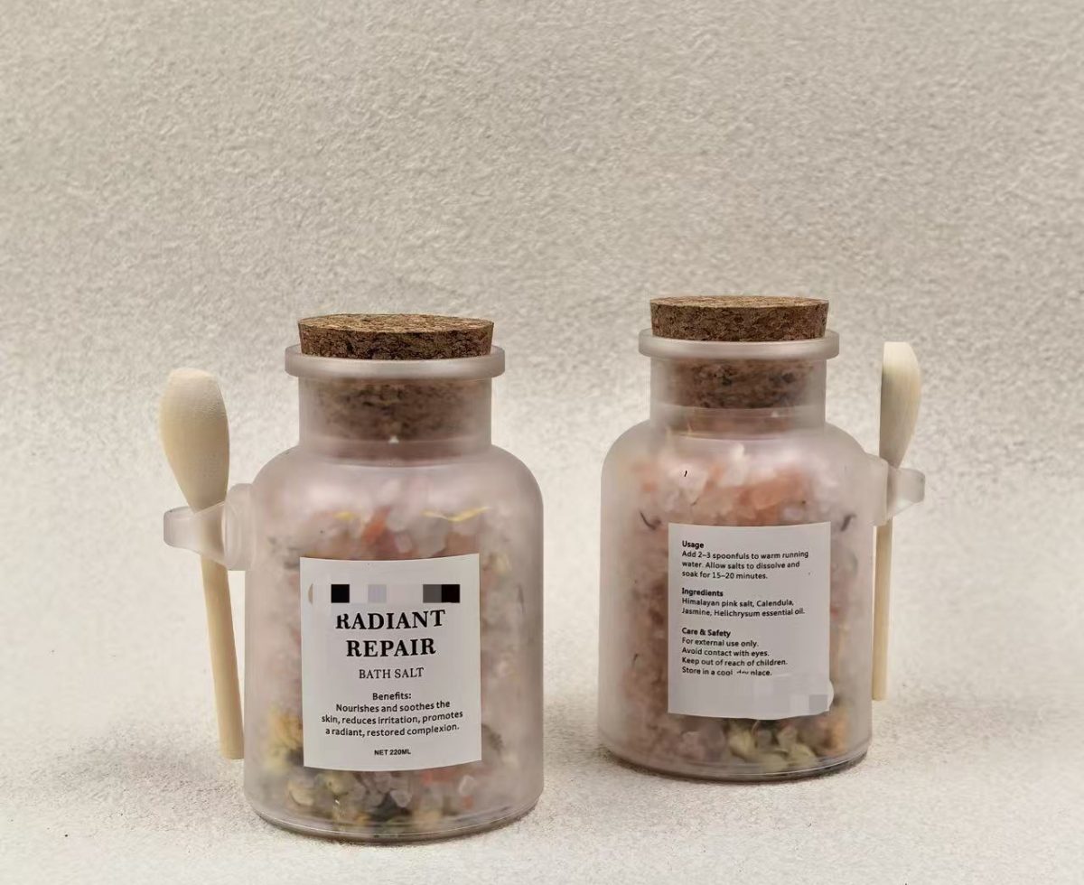 Botanical Bath Salt Bottle by Brinelume