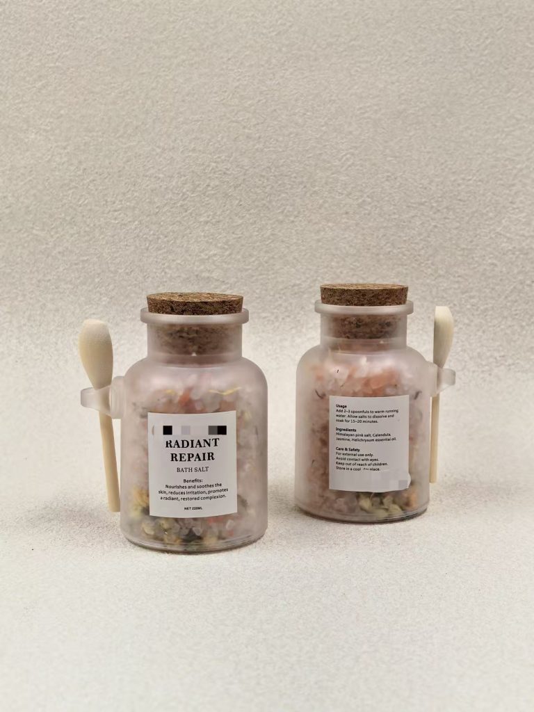 Botanical Bath Salt Bottle by Brinelume