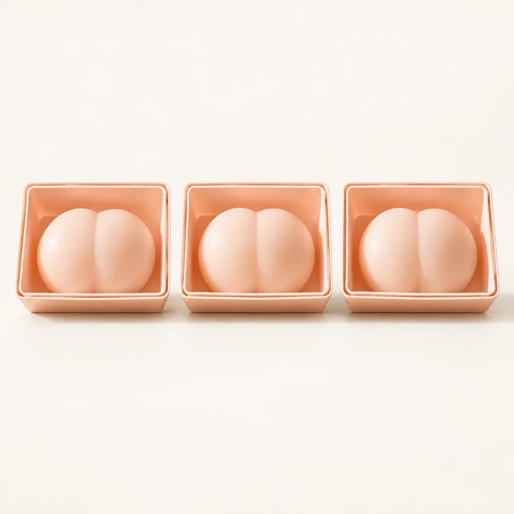 Peach-Shaped Soap