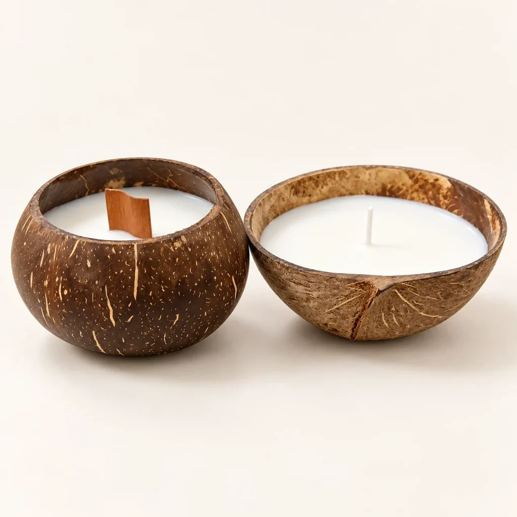 Coconut Shell Candle