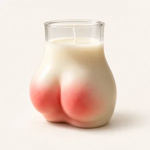 Body-Shaped Glass Candle