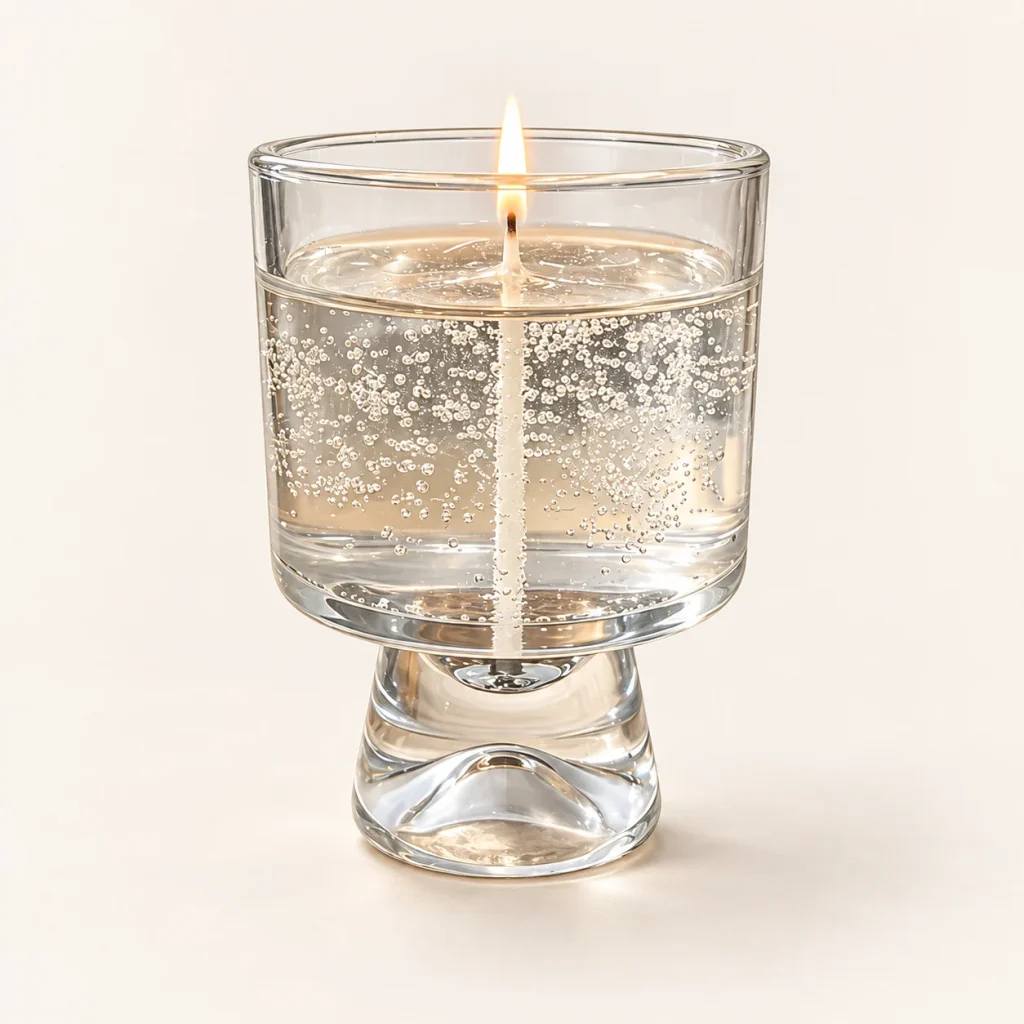 Iceberg Base Goblet Candle
