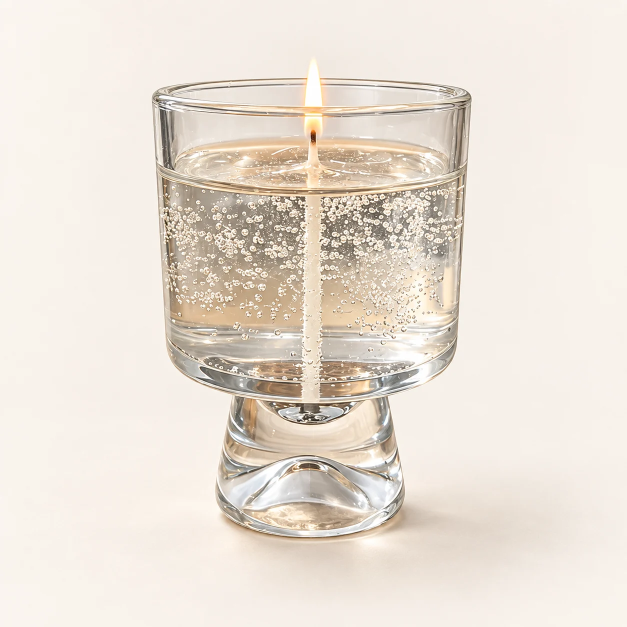 Iceberg Base Goblet Candle