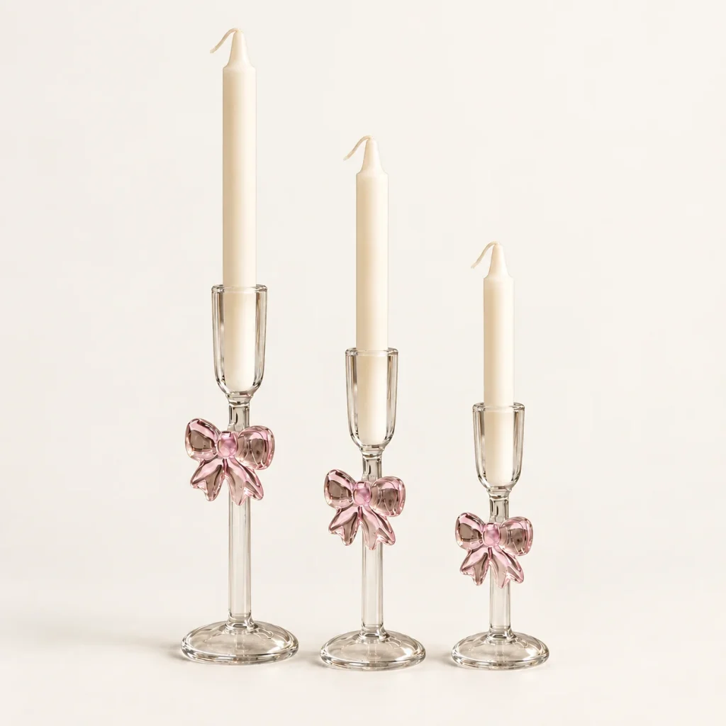 Bow Goblet Candle Holder
