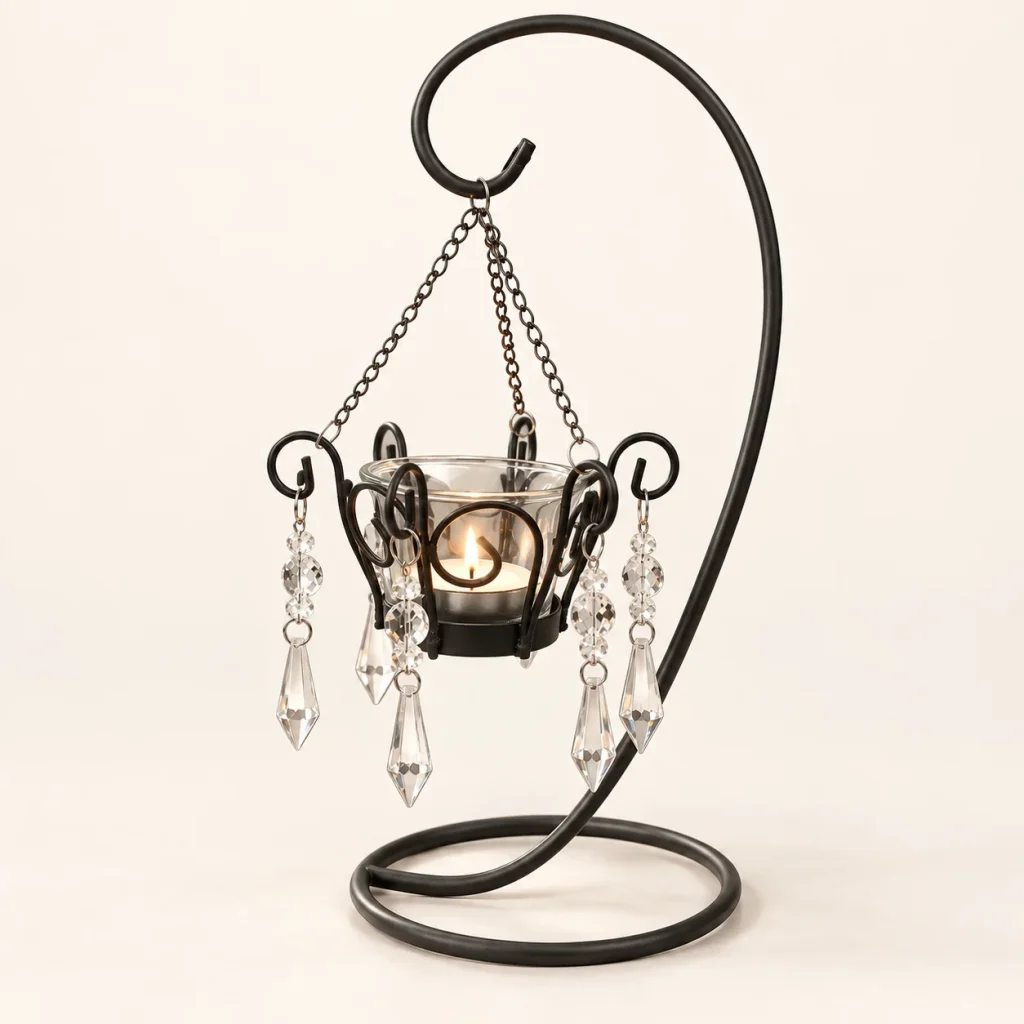 Crystal Chandelier Candle Holder