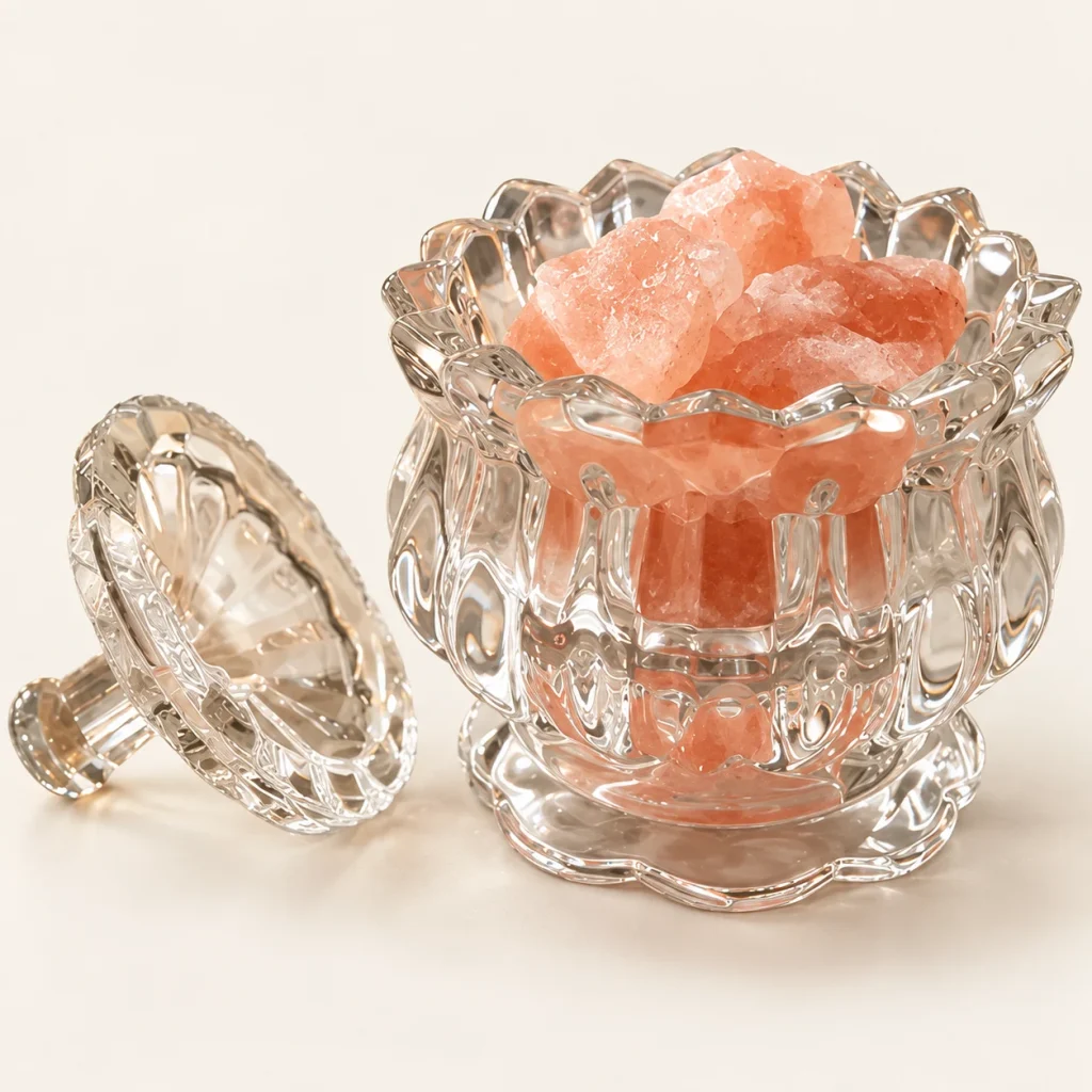 Petal Glass Salt Rock Diffuser