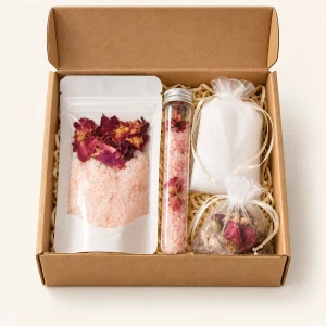 Rose Bath Salt Gift Set