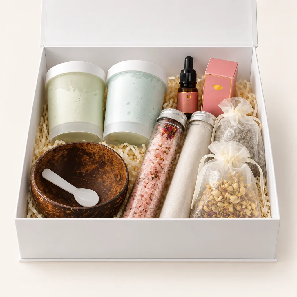 DIY Body Scrub & Bath Salt Gift Set