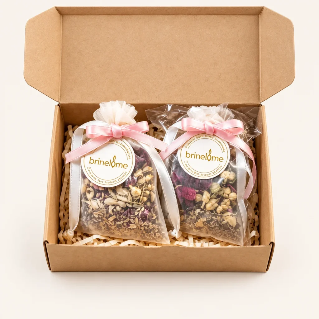 Shimmer Bath Salt Sachet Gift Box