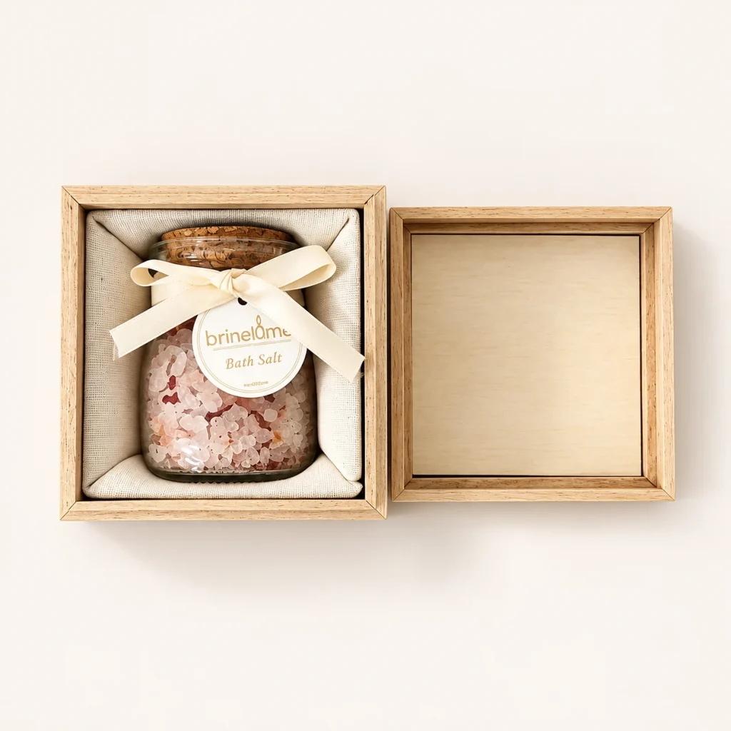 Pudding Jar Bath Salt Gift Box