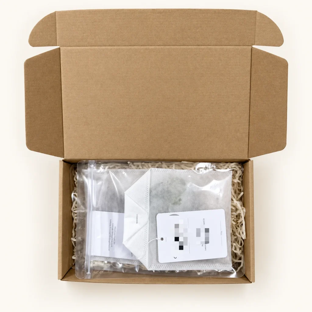 Three Nonwoven Bath Tea Bags Gift Box (100 g)
