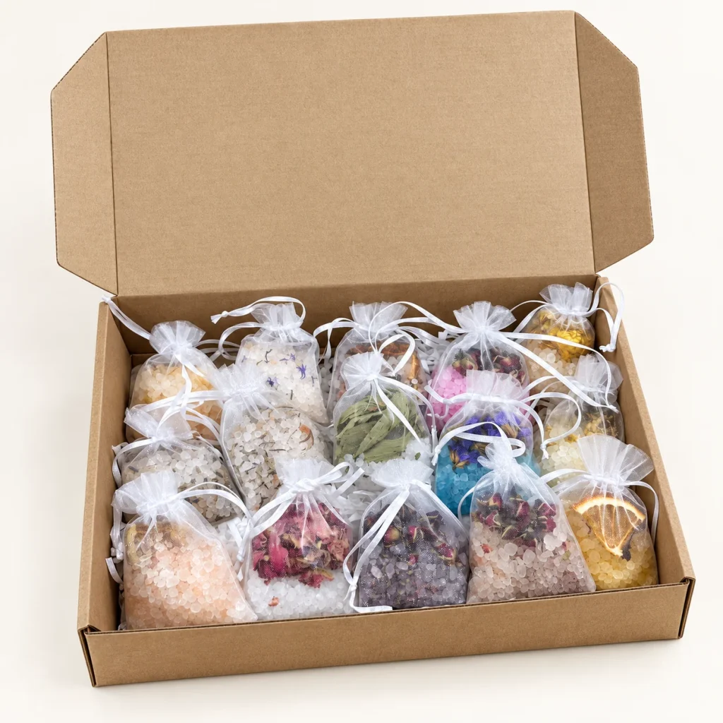 Fifteen Organza Bath Tea Bags Gift Box (50 g)
